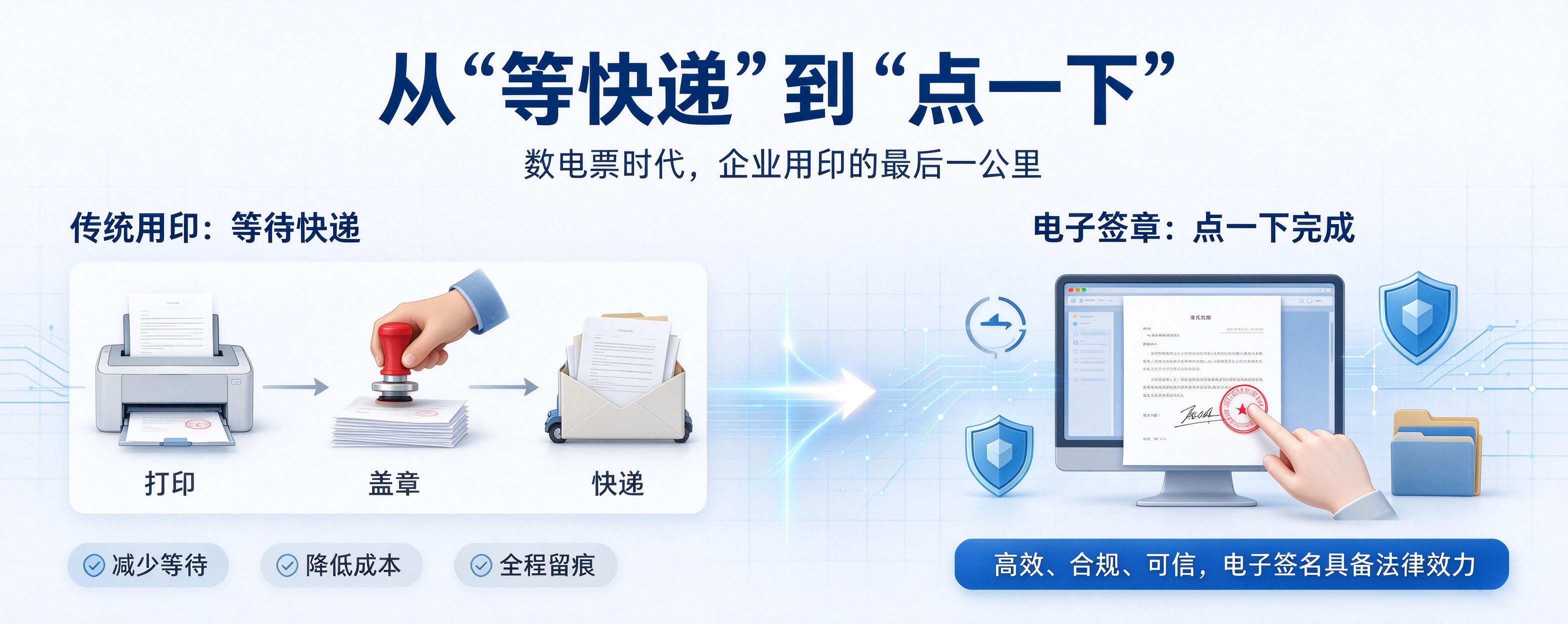 从”等快递”到”点一下” 数电票时代，企业用印的最后一公里-寻找资源网
