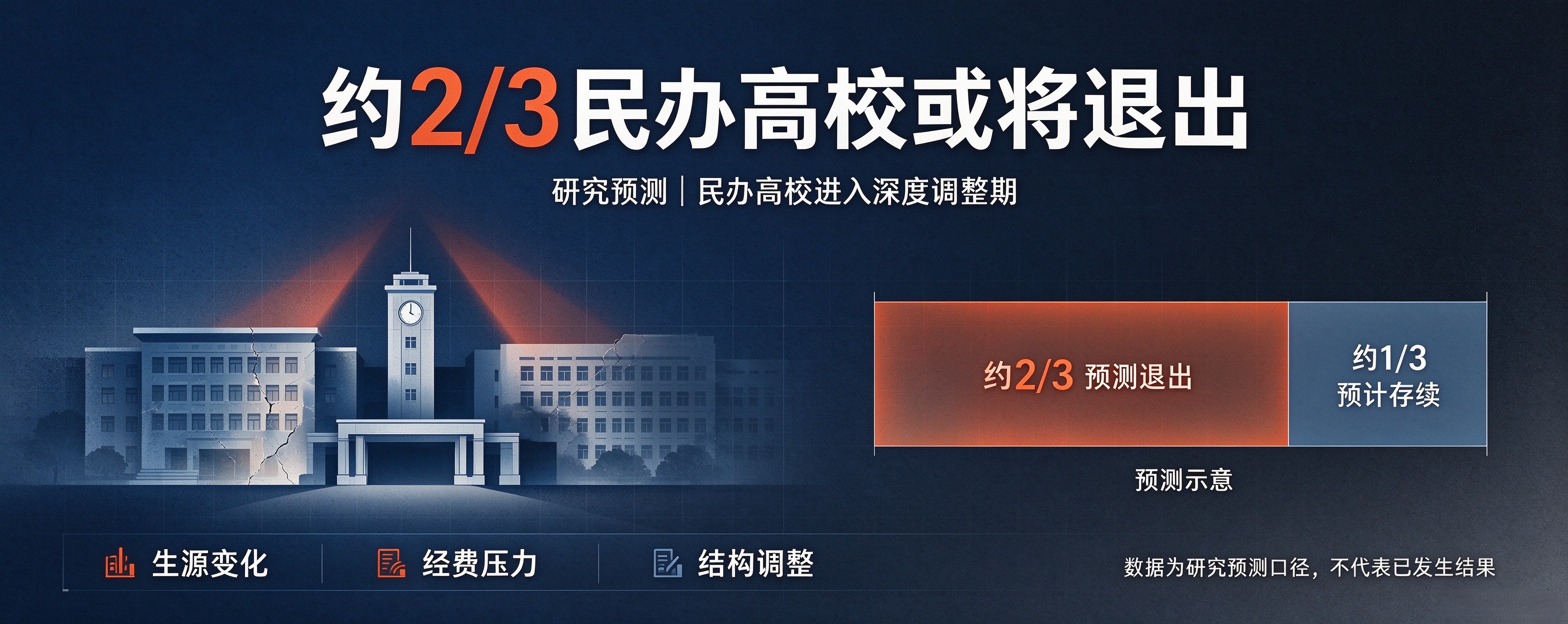 研究预测：约2/3民办高校或将退出-寻找资源网
