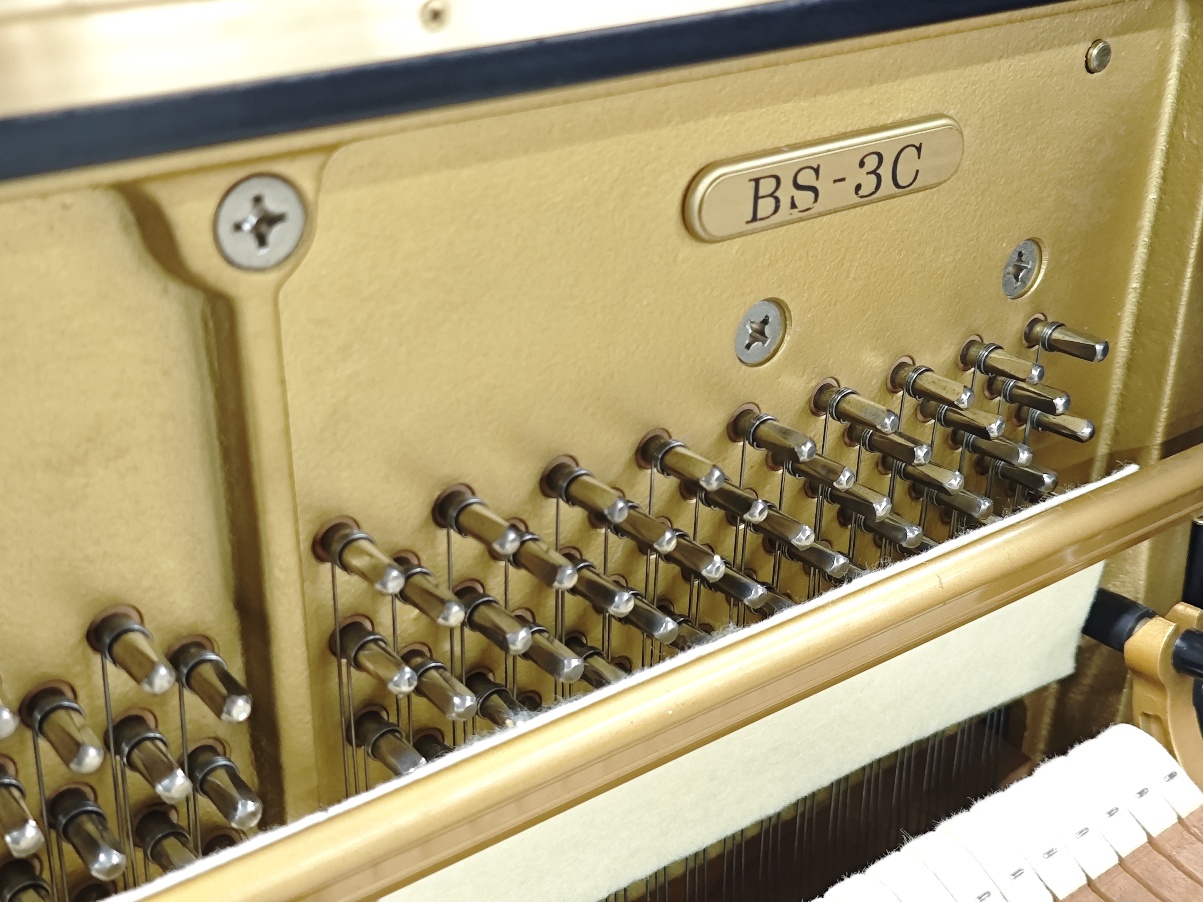 图片[7]-KAWAI卡瓦依BS-3C红木榔头仿象牙键带原装缓降音板扩音孔设计实木钢琴