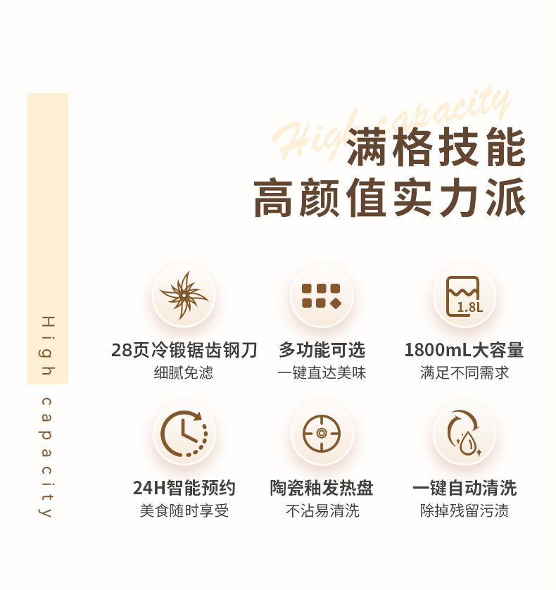 图片[12]-【此极好物】多功能破壁机家用全自动加热豆浆机免过滤榨汁料理机辅食机