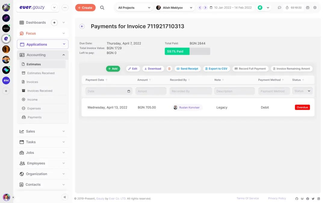 图片[6]-Ever Gauzy一个开源平台把ERP、CRM、HRM、项目管理全包了-寻找资源网